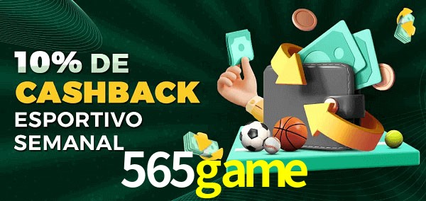 10% de bônus de cashback na 565game